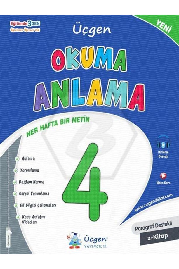 Üçgen Yayınları 4.sınıf Okuma Anlama 4.sınıf Başarıya Yolculuk - 2
