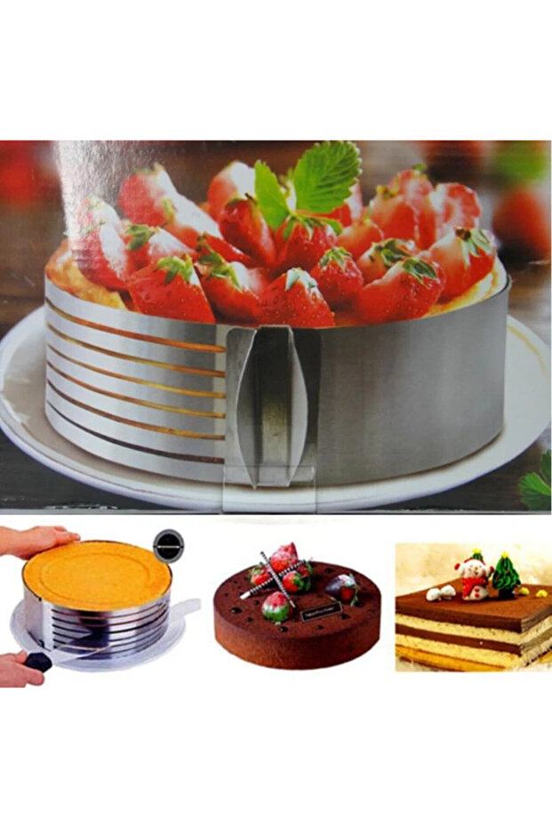 Cake Slicer Ring, Silver - 1