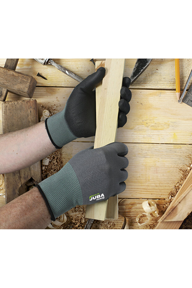 -141210 قفازات عمل مبطنة بالبولياميد ومغلفة بالبولي يوريثين - 3