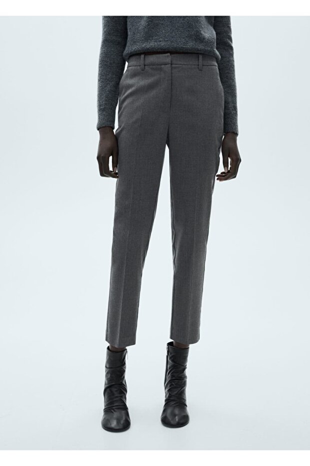 Cropped skinny pants - 1