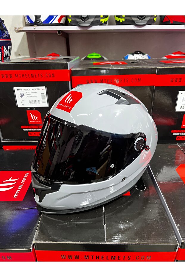 Helmets Braker sv solid a12 kask (şeffaf vizörlü) - 6