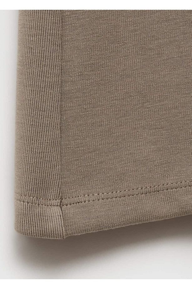 Flared triko pantolon - 7