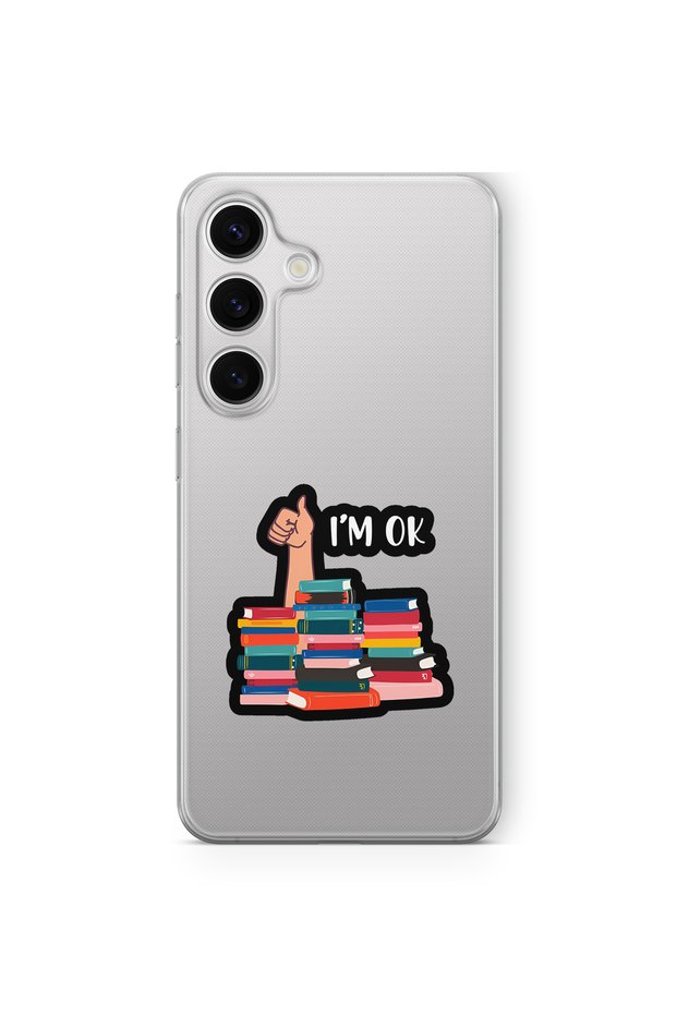 حافظة شفافة مطبوعة بتصميم I'm Good متوافقة مع هاتف Samsung Galaxy M34 5G