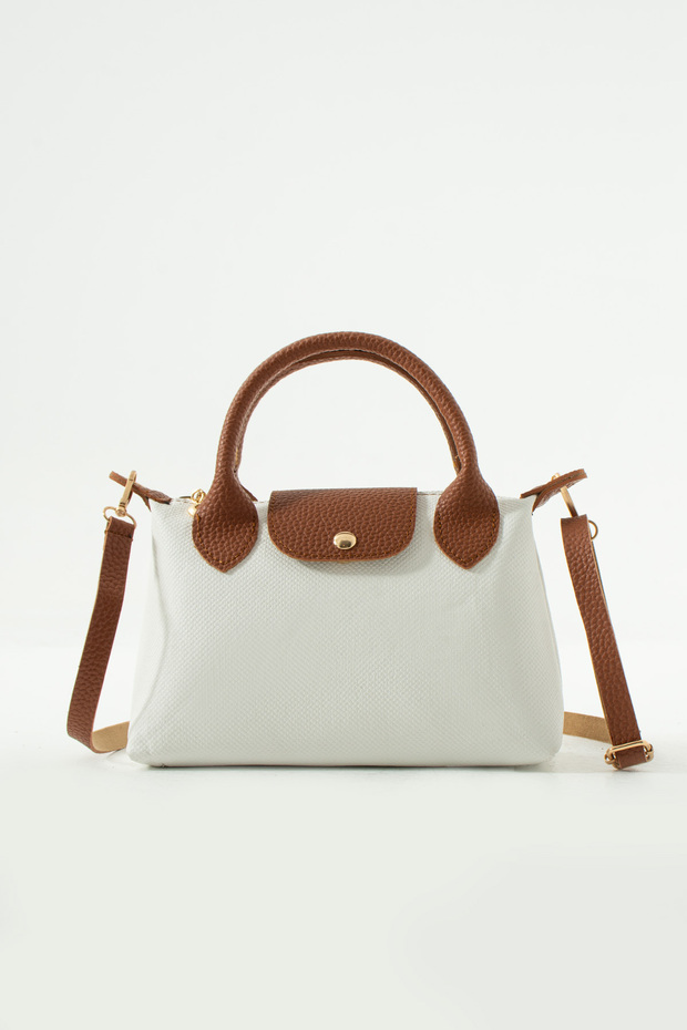 حقيبة كتف صغيرة بنمط النمر - 2