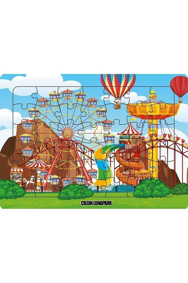 LC073 ORTA BOY FRAME BOYAMALI PUZZLE  - Çılgın Lunapark - 1