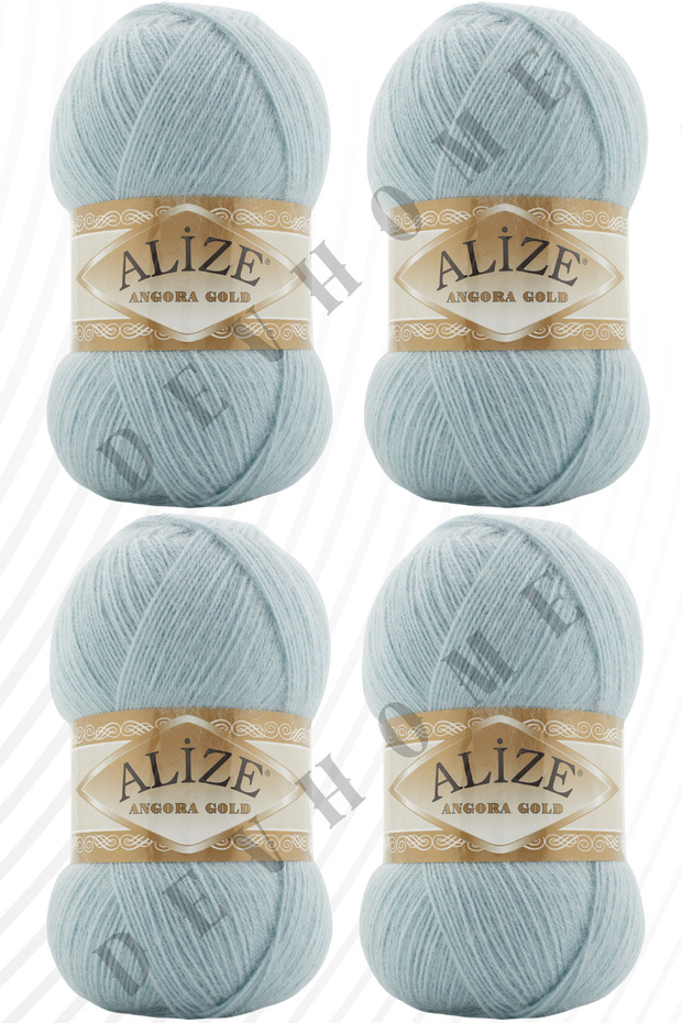 Alize Angora Gold Hand Knitting Thread Yarn Wool Vest Yarn 4 Pieces Acrylic Wool Yarn