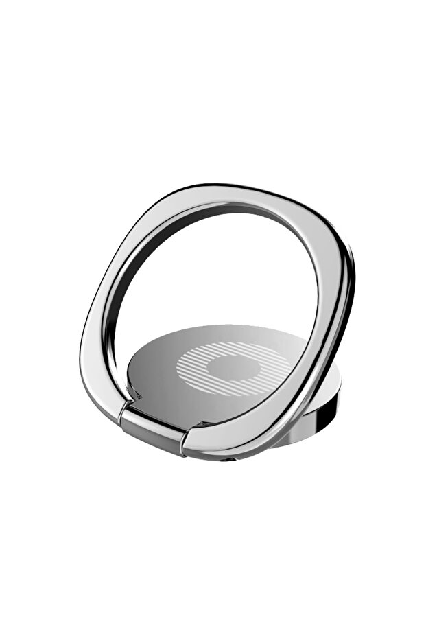 حامل هاتف معدني صغير فضي 360 درجة حامل هاتف ذكي لأجهزة iPhone وiPad وiPad Pro - 1