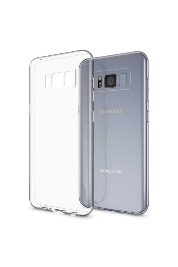 Samsung Galaxy S8 Compatible Case Zebana Transparent Soft Silicone Case Transparent