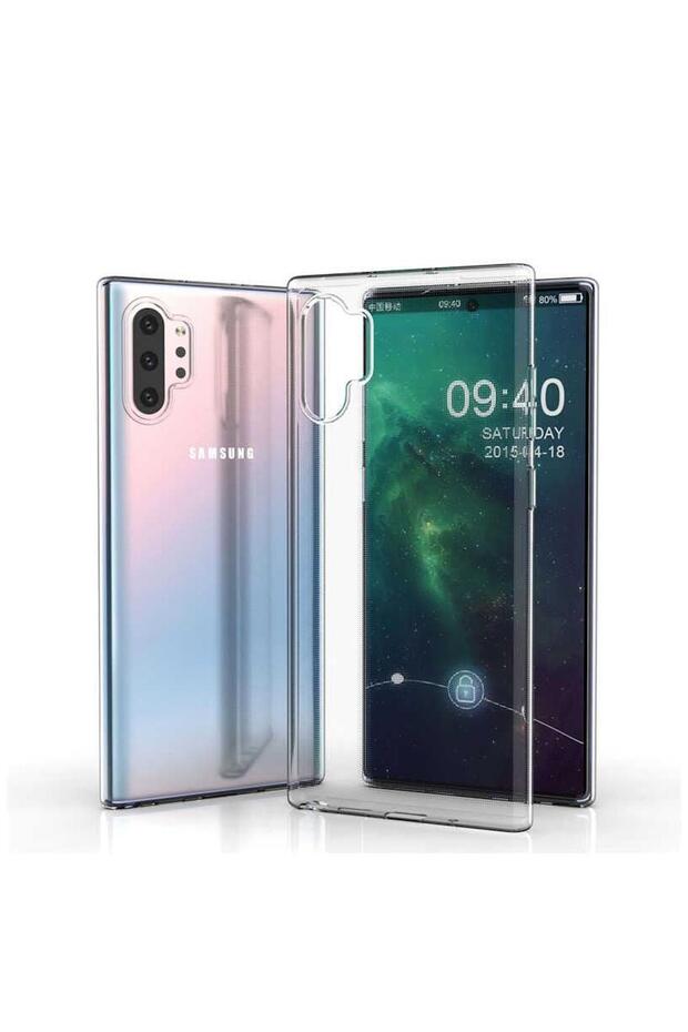 Samsung Galaxy Note 10 Plus Compatible Case Zebana Transparent Soft Silicone Case Transparent