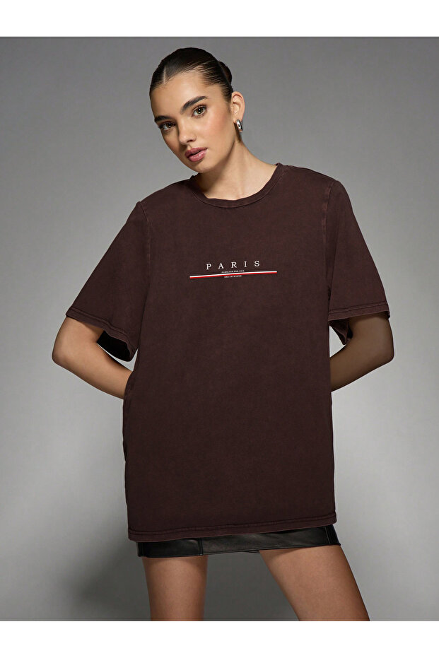 Unisex Paris Printed T-Shirt