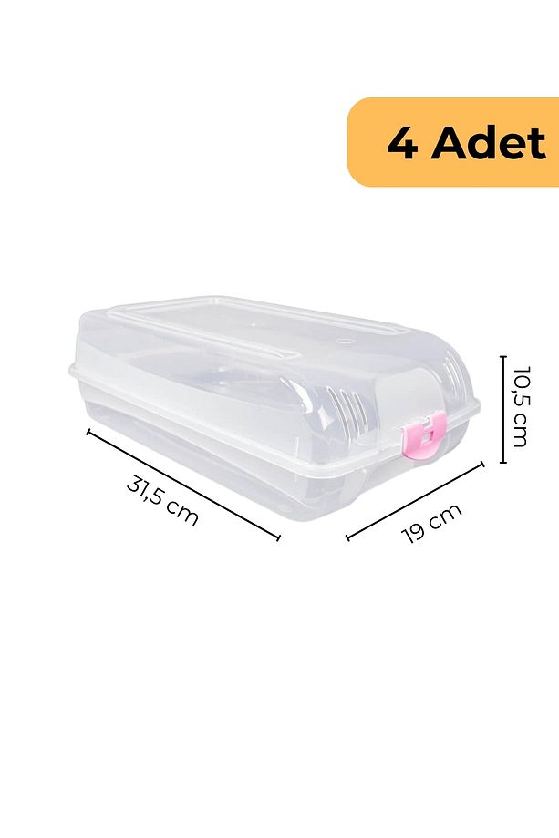 Ayakkabı Koruma Kutusu, 4'lü Set - 3