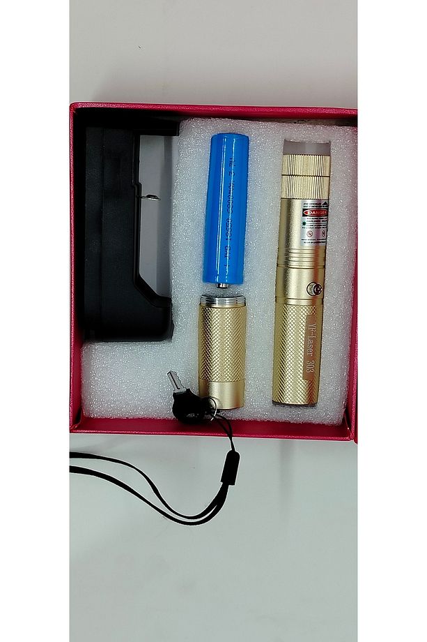 Jv-3033 Yüksek Güçlü Şarjlı Lazer Pointer-yeşil Lazer&taşınabilir Uzak Mesafe Etkili & Metal Gövde - 6