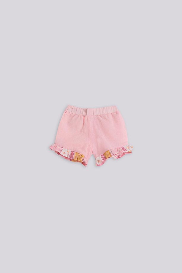 BG Store Kız Bebek Pembe Şort - 2