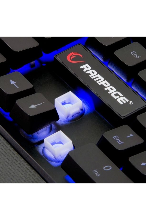 Kb-r66 Bubble Mekanik Hisli Gökkuşağı Aydınlatmalı Gaming Klavye Oyuncu Klavyesi - 3