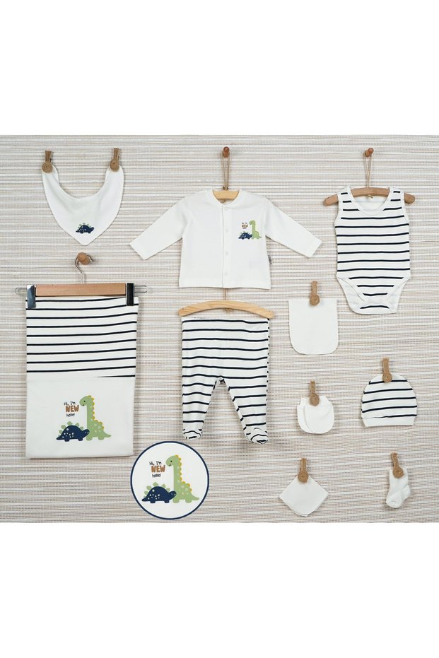 Set of 10 Natural Cotton Soft Baby Hospital Discharge