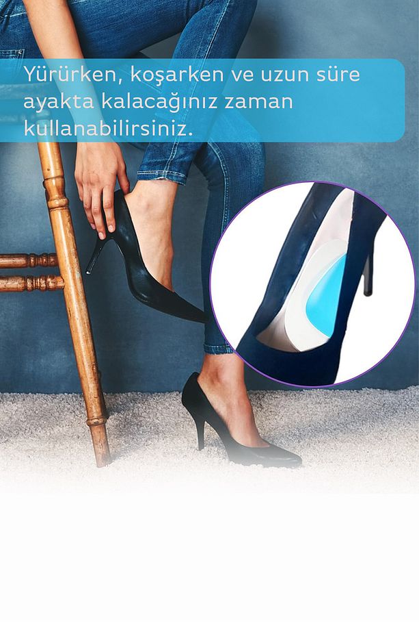 Ortopedik Tabanlık Düz Taban Için Yumuşak Tabanlık Içe Basma Önleyici Konforlu Ped - 3