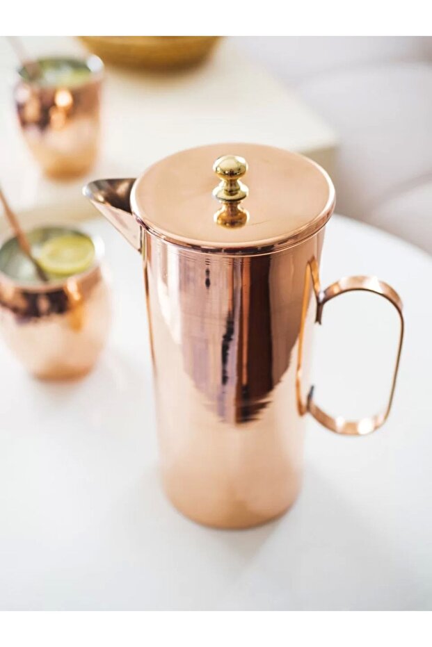 Bakır Sürahi Silindir Model - 2