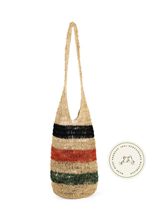 Eco-Friendly 100% Hemp Handmade Tote Bags | Durable & Sustainable Natural Material, Free Size