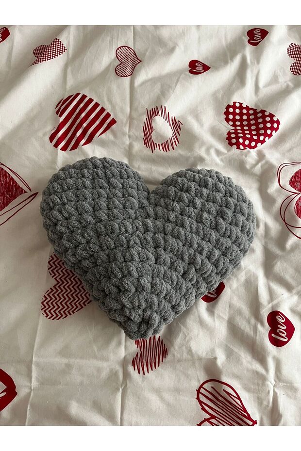 Puffy Heart Pillow for Valentine's Day
