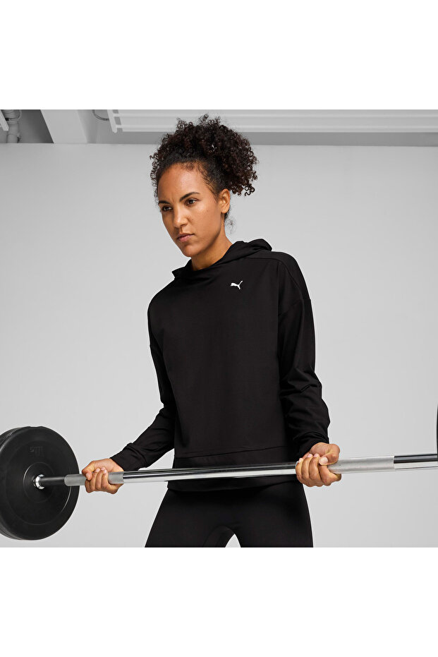 Cloudspun Kadın Siyah Sweatshirt - 1