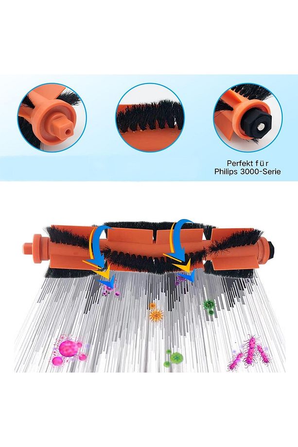 Philips Homerun Serisi 3000, XU3100/01 XU3110/02 Uyumlu Yedek Parça Seti Robot Süpürge - 3