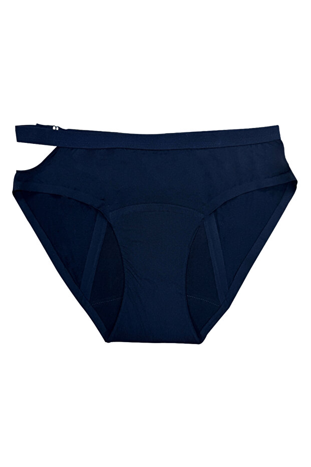 بنطلون Flexi Period - أسود، مقاس S/M