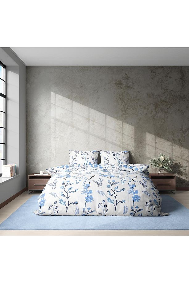 Cotton Collection Ranforce R Tek Kişilik Nevresim Takımı Bahar - 1