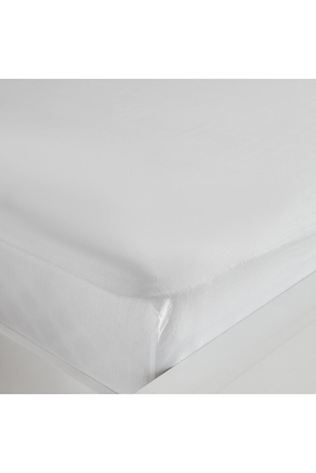 ملاءة سرير كينج أساسية من القطن الصلب - 6