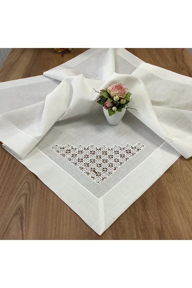 El Örme Dantelli Bohça -100*100 cm - 5