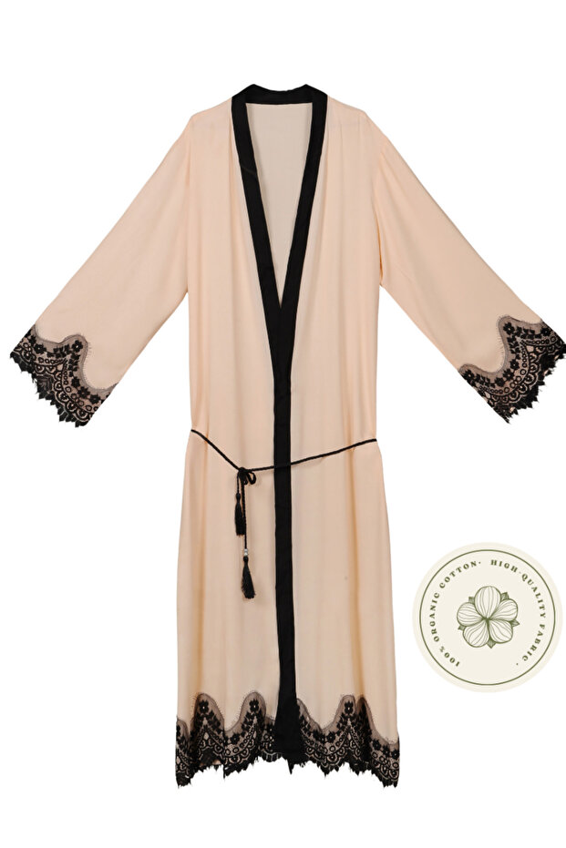 Women's Pink Kaftan | 100% Organic Cotton | Soft, Natural, and Eco-Friendly