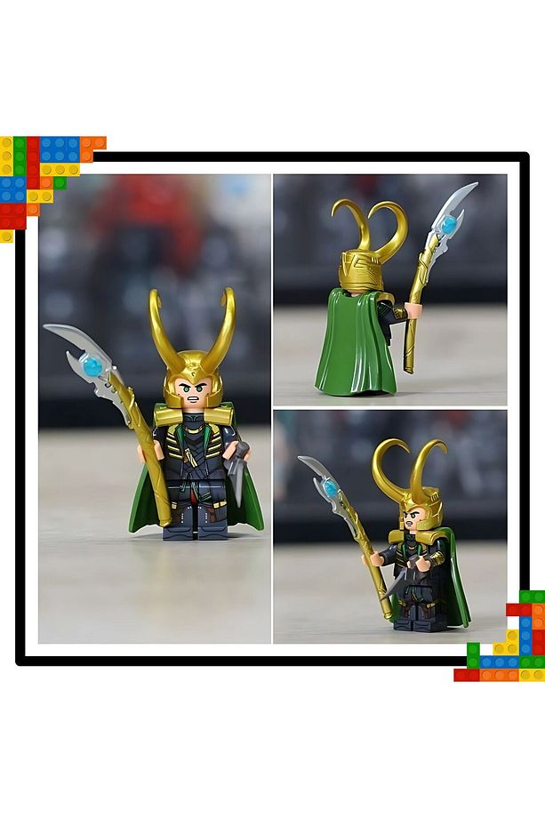 Loki Minifigür Seti – İktidarın Tanrısı | ÜCRETSİZ Şeffaf Sergileme Kutusu - 3