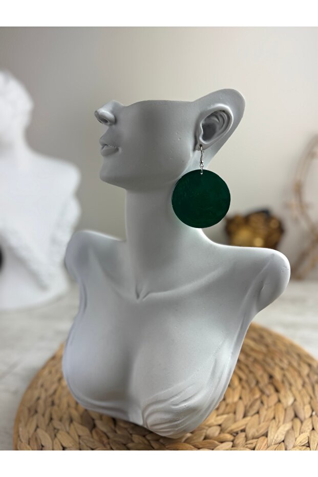 Sedef taşlı küpe - 4