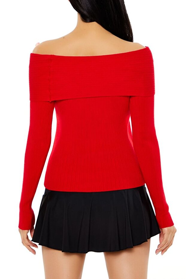 Omzu Açık Şık Triko - 5