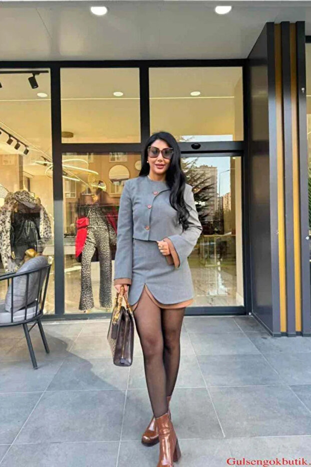 Ceket Etek Mini Takım - 1