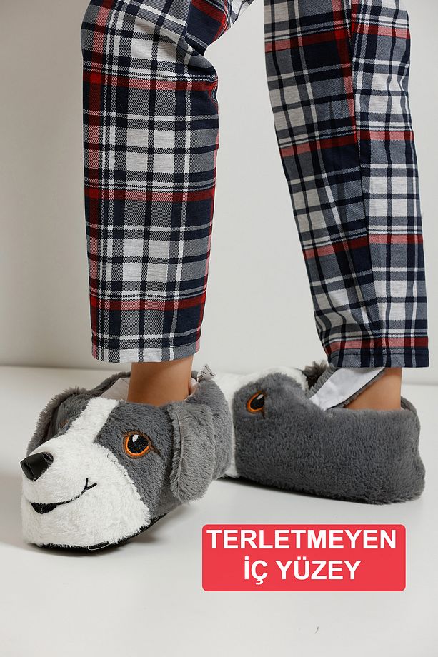 Yumuşak Taban Sevimli Köpek Panduf - 5