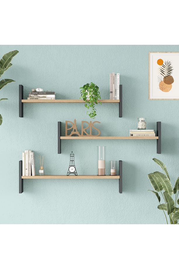 Shelf 23 Duvar Rafı Sepet-Antrasit WL23-SA - 1