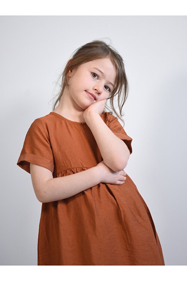 Modal Linen Oversize Dress