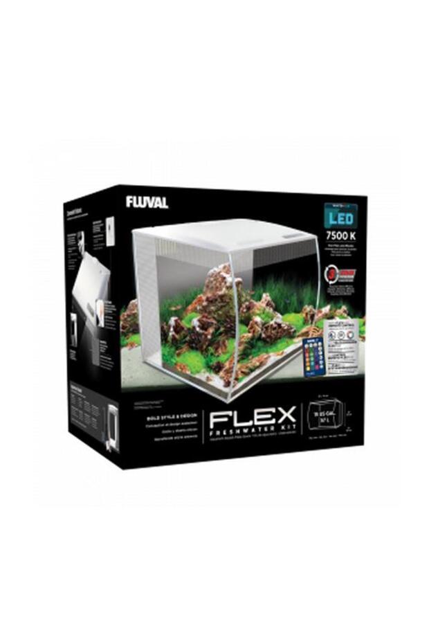 Flex Akvaryum 57 Lt Beyaz - 5