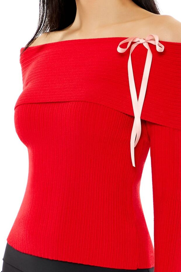 Omzu Açık Şık Triko - 3