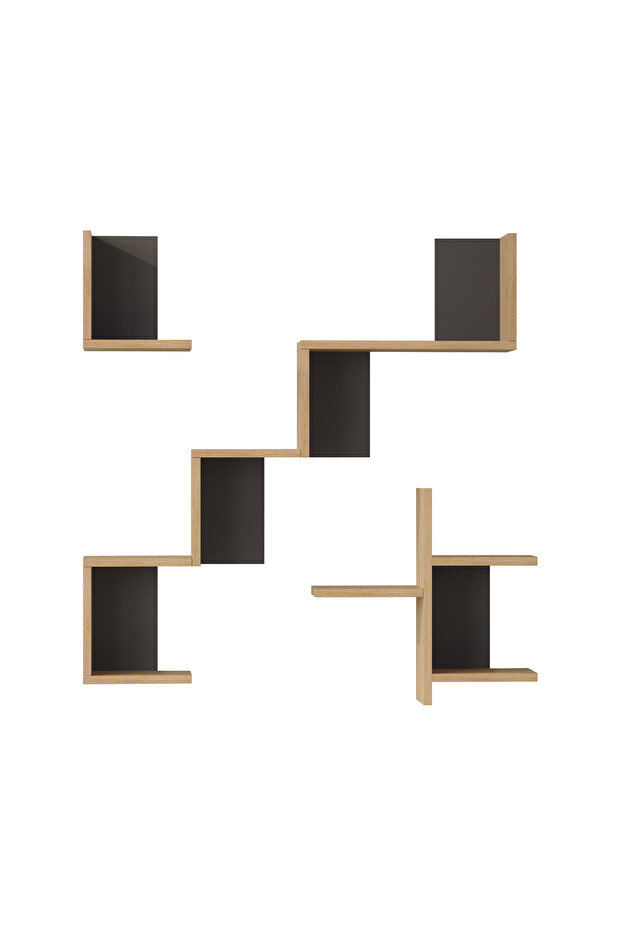 Shelf 27 Duvar Rafı Sepet-Antrasit WL27-SA - 3