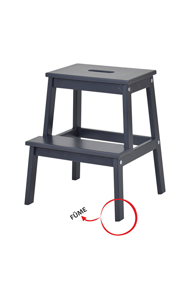 Merdivo Basamaklı Ahşap Tabure - 2