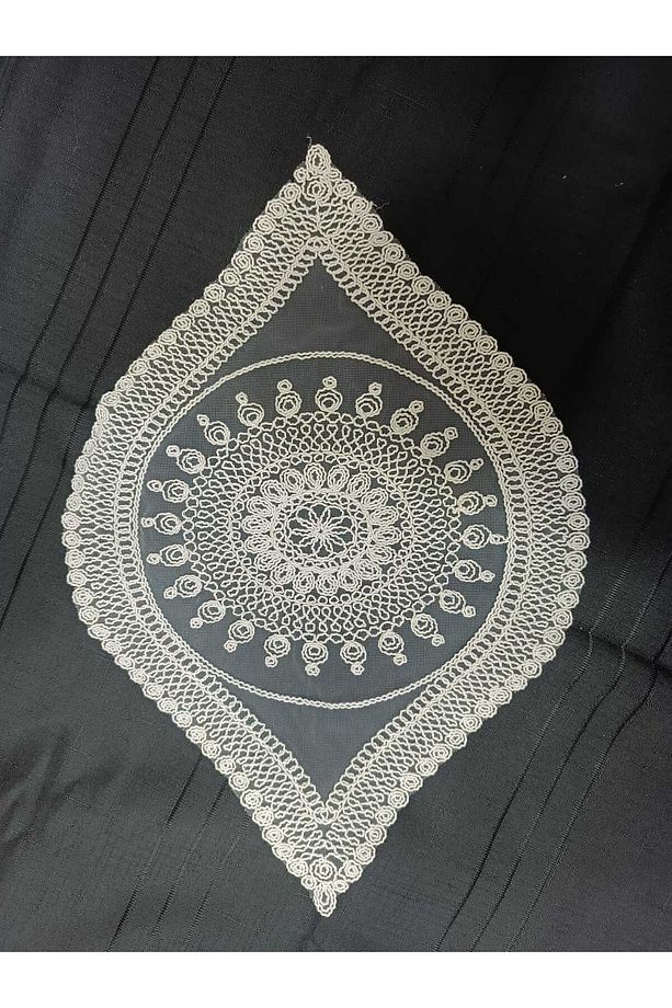 kordonlu işlemeli tepsi örtüsü - 2