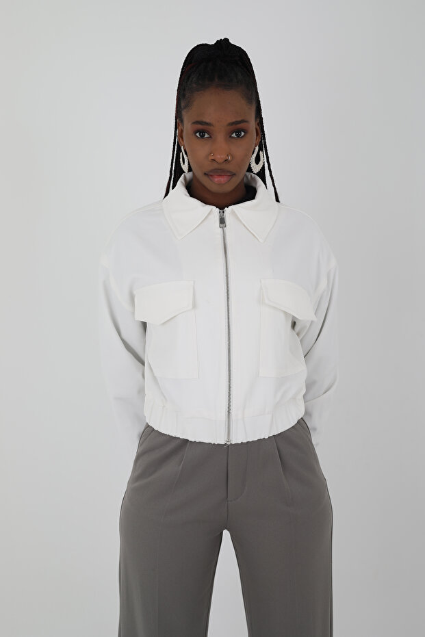 سترة بومبر مبطنة فاخرة - 1