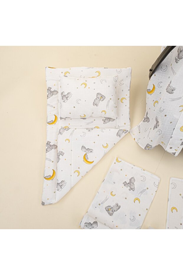 طقم مميز مكون من 11 قطعة بنمط أرنب رمادي - طبقة واحدة - 6