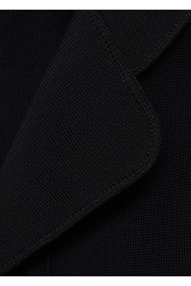 Klapalı triko ceket - 6