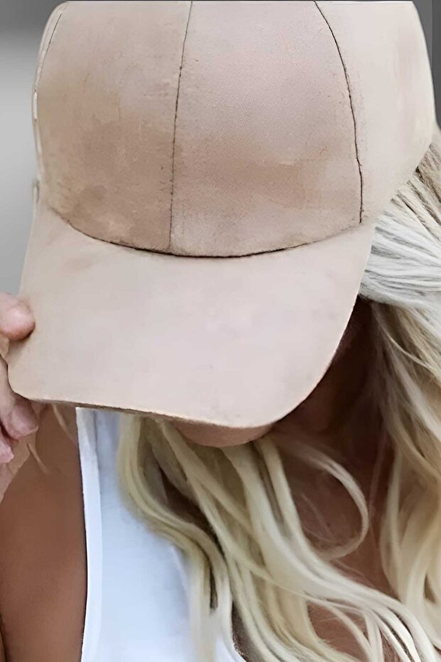 Unisex Suede Adjustable Baseball Cap Hat - 5