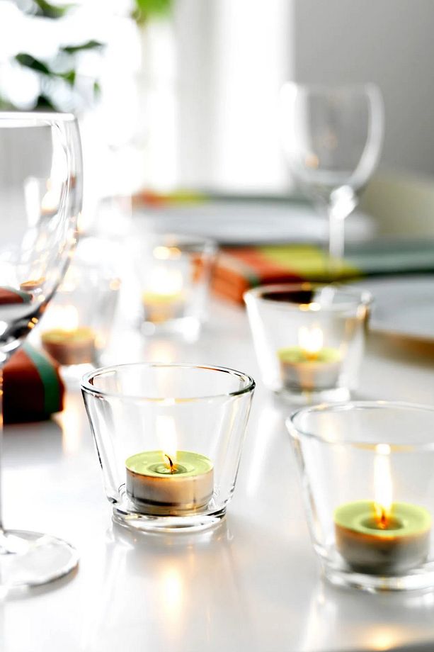 Vera 4 Adet Tealight Mumluk - Drajelik - Kahve  Yanı Sunumluk ve Kahvaltı Sunumluğu - 3