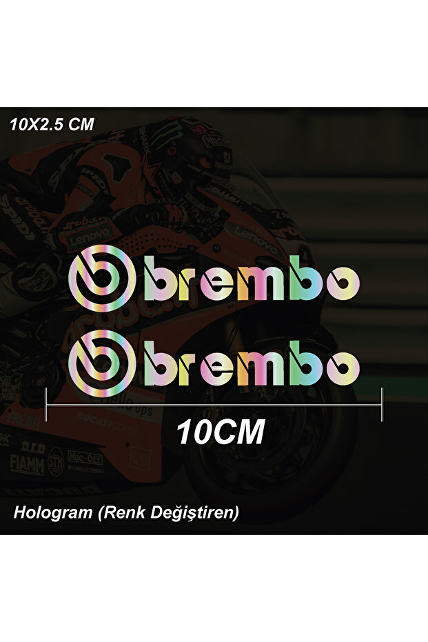 Brembo Sticker Motorcycle Car Helmet Sticker Decal Adhesive