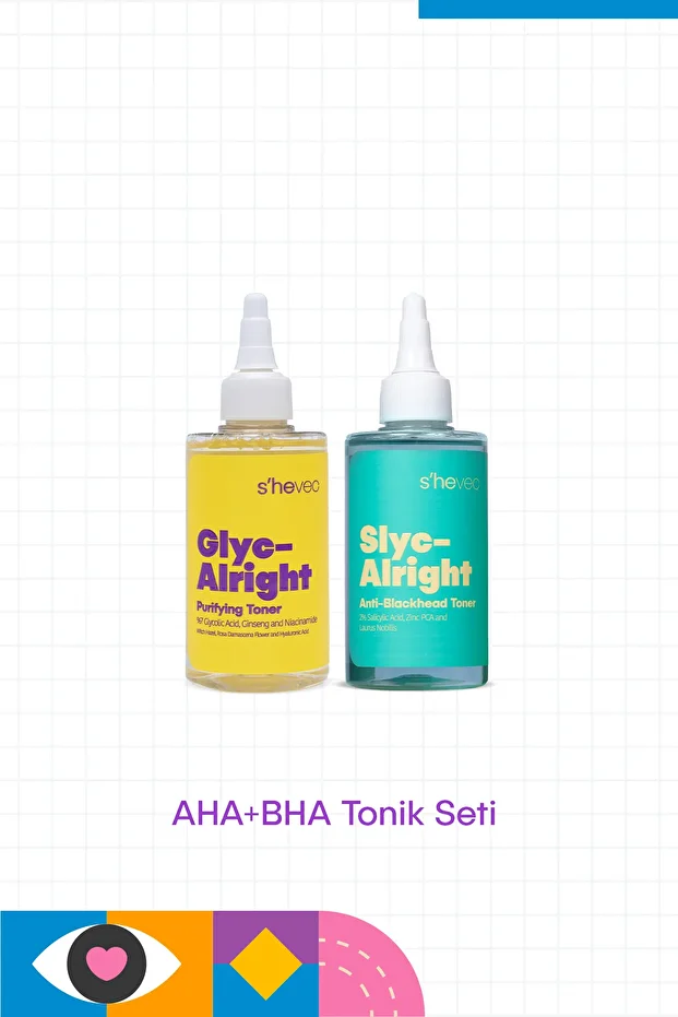 AHA+BHA Tonik Seti - GLYC ALRIGHT ve SLYC-ALRIGHT - 1