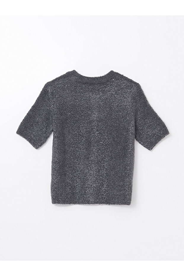 Bisiklet Yaka Kadin Triko Hirka - W4M008Z8 - 6